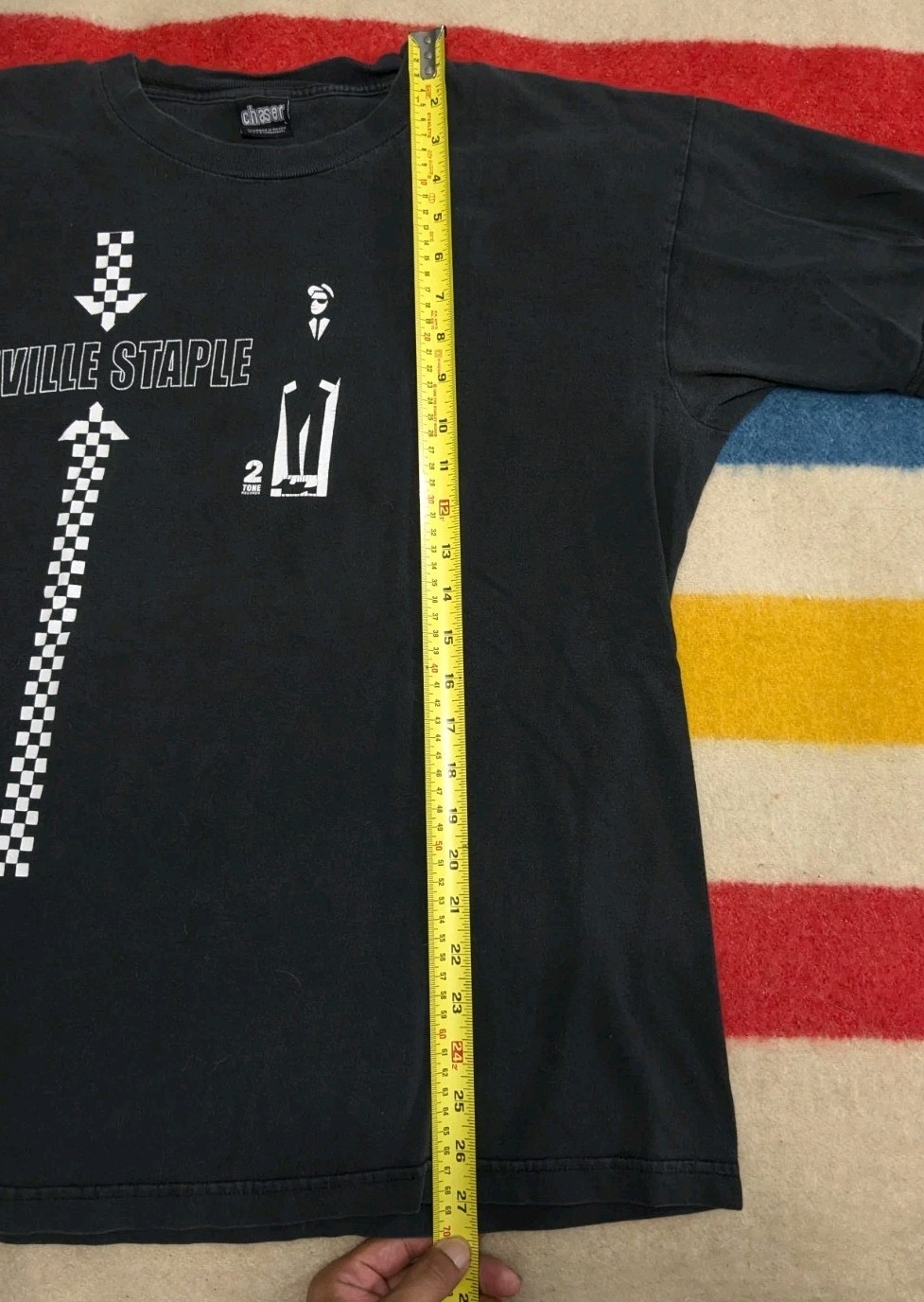 VTG Y2K 2 Tone Records Neville Staple The Specials Ska Music Promo T-Shirt L gallery