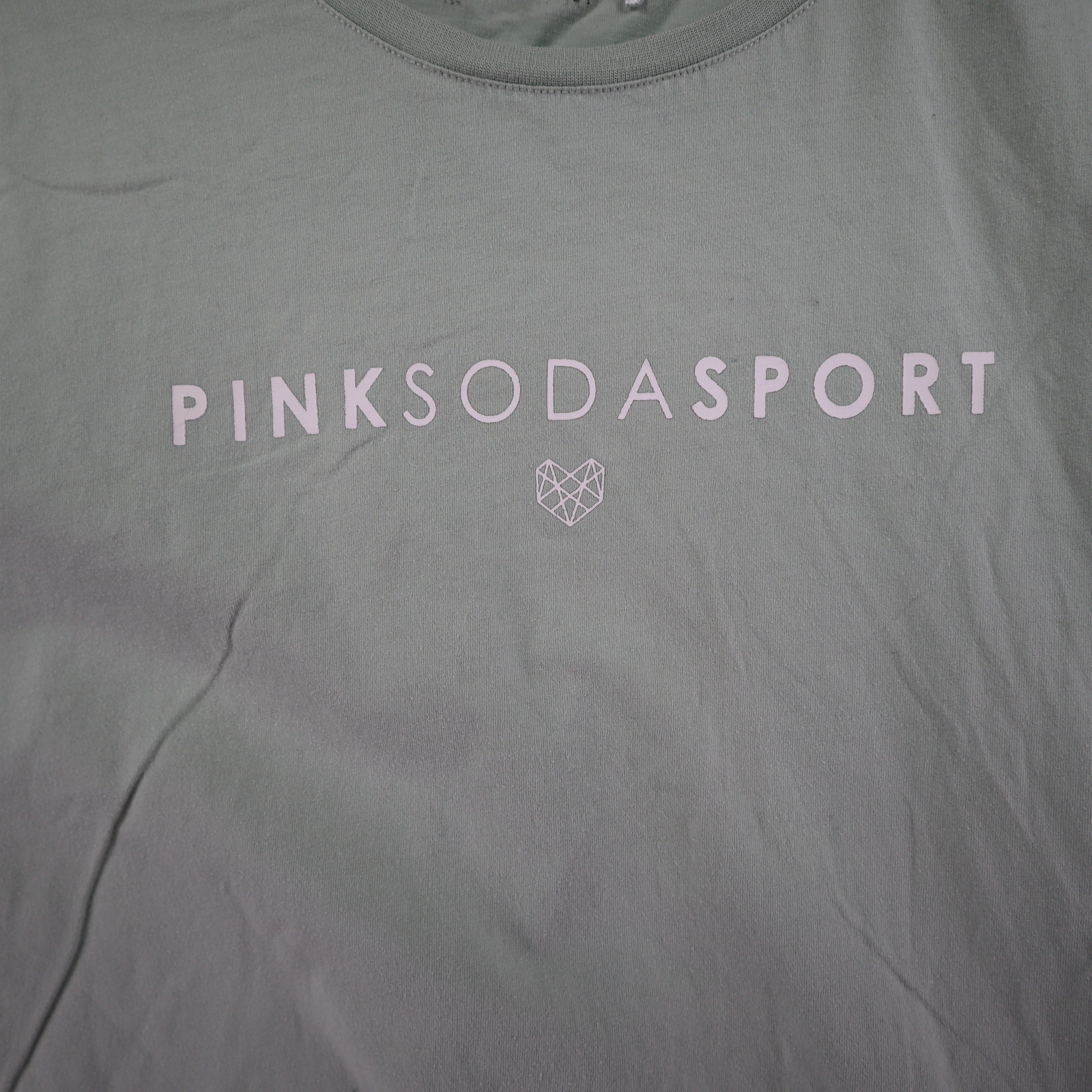 Pink Soda Sport Mens T-Shirt Green Short Sleeve Round Neck Polyamide gallery