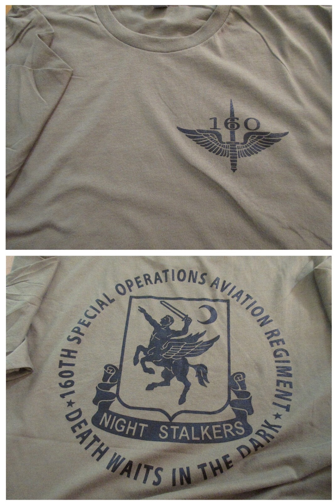 160th NIGHT STALKERS SOAR Spec OPS Aviation T-Shirt 2X Next Level USA