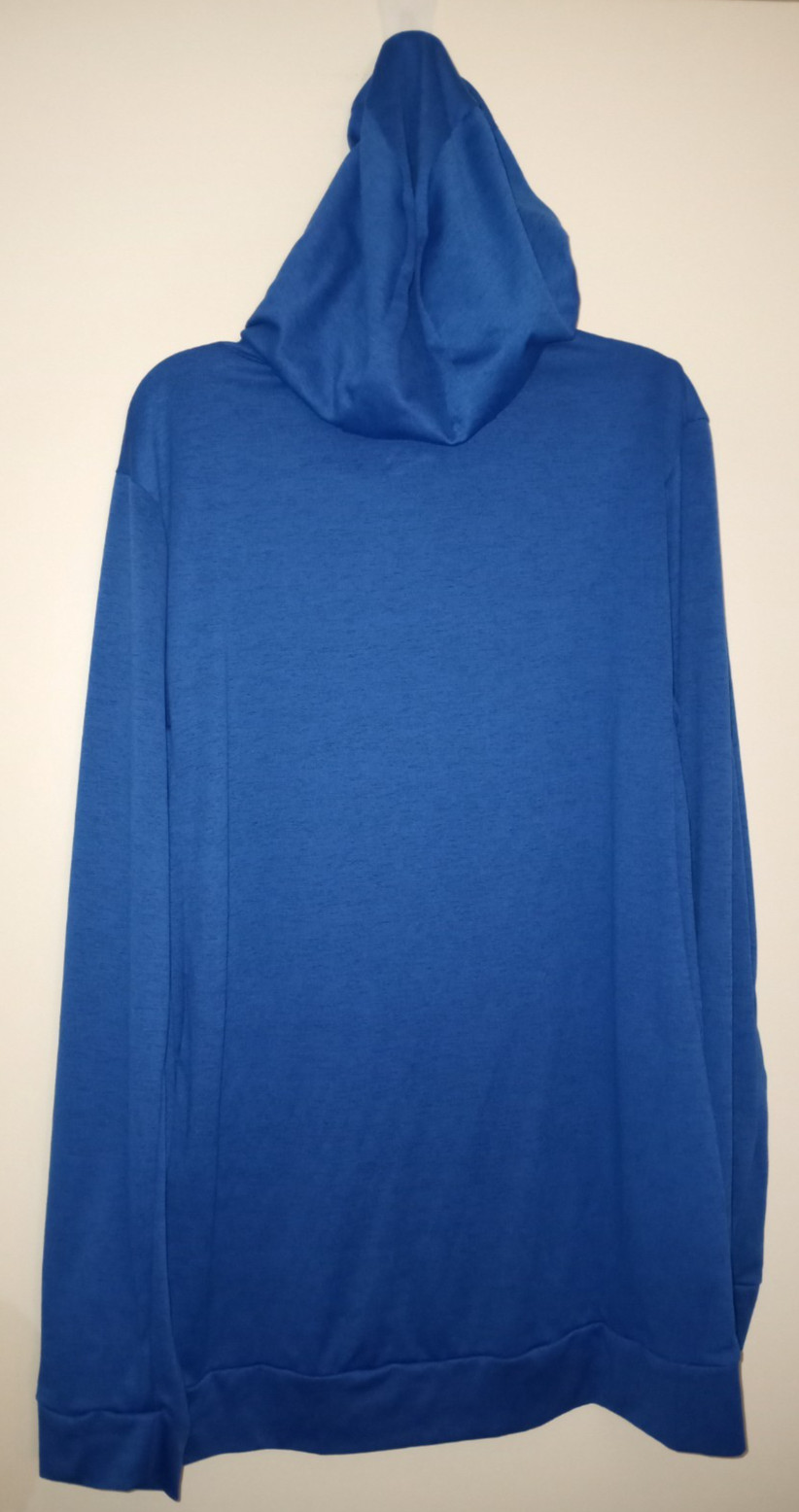 😃 Nike Dri-Fit BEAUTIFUL BLUE T-Shirt Hoodie NO POCKETS Mens S Small NWOT NEW gallery