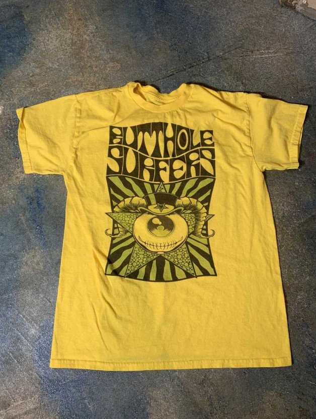 Gold Color Butthole Surfers Rock Band Tshirt Adult Cotton TS721