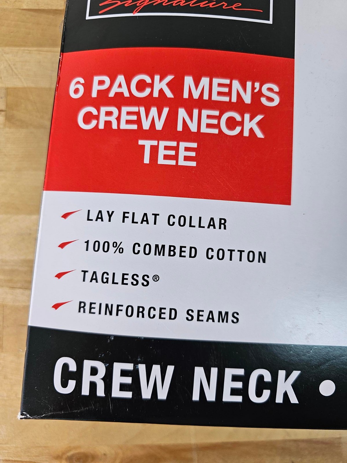 L / LARGE - WHITE - 6 PACK - Kirkland Signature Men's Cotton Crew Neck T-Shirts gallery