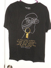 Maya Angelou Silhouette Tee-Shirt “Trying To Be Normal” Size 2XL Or 19 NWT