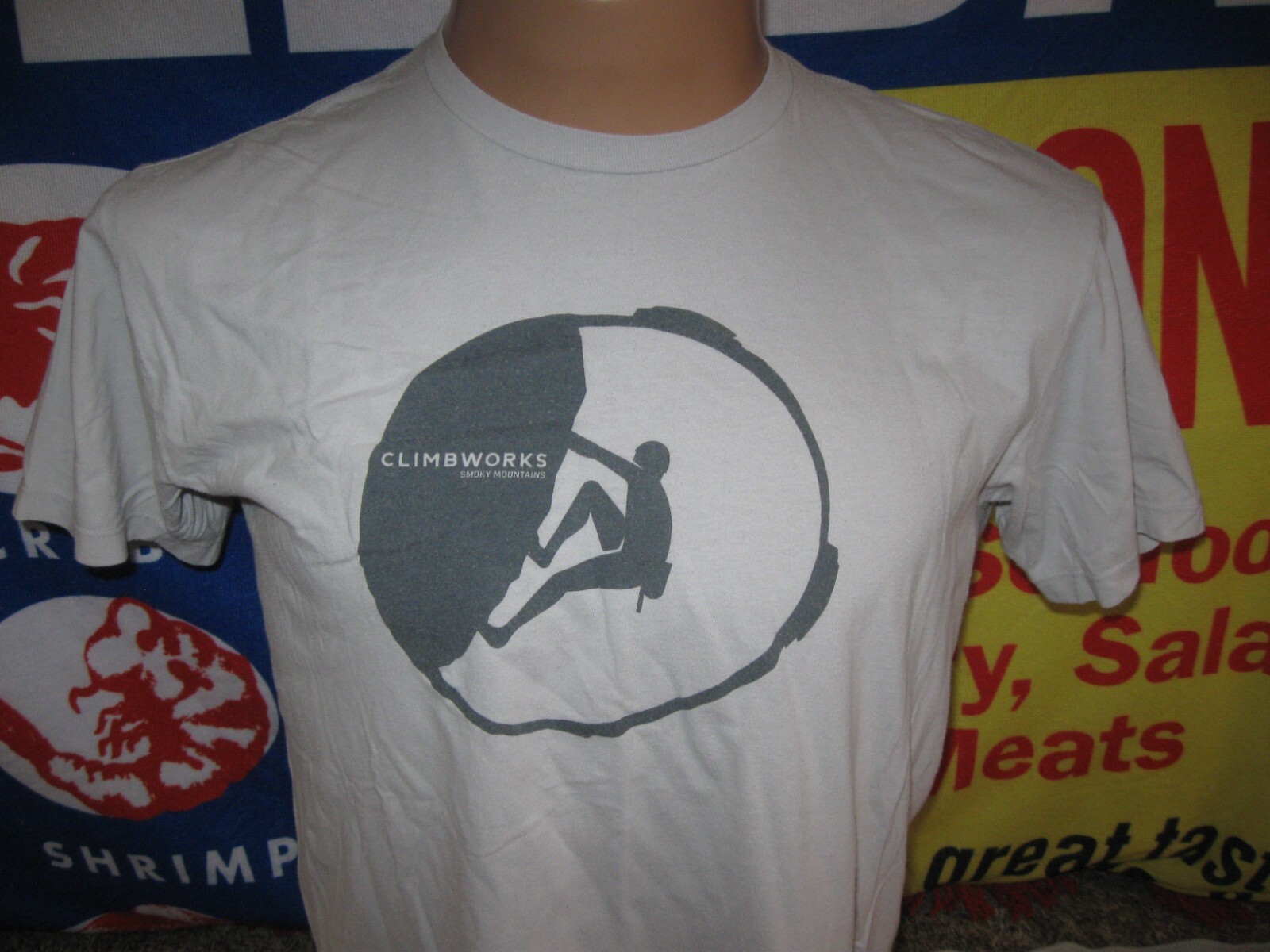 CLIMBWORKS SMOKEY Mountains Graphic T Shirt Large Mens Adult Zip Line GATLINBURG gallery