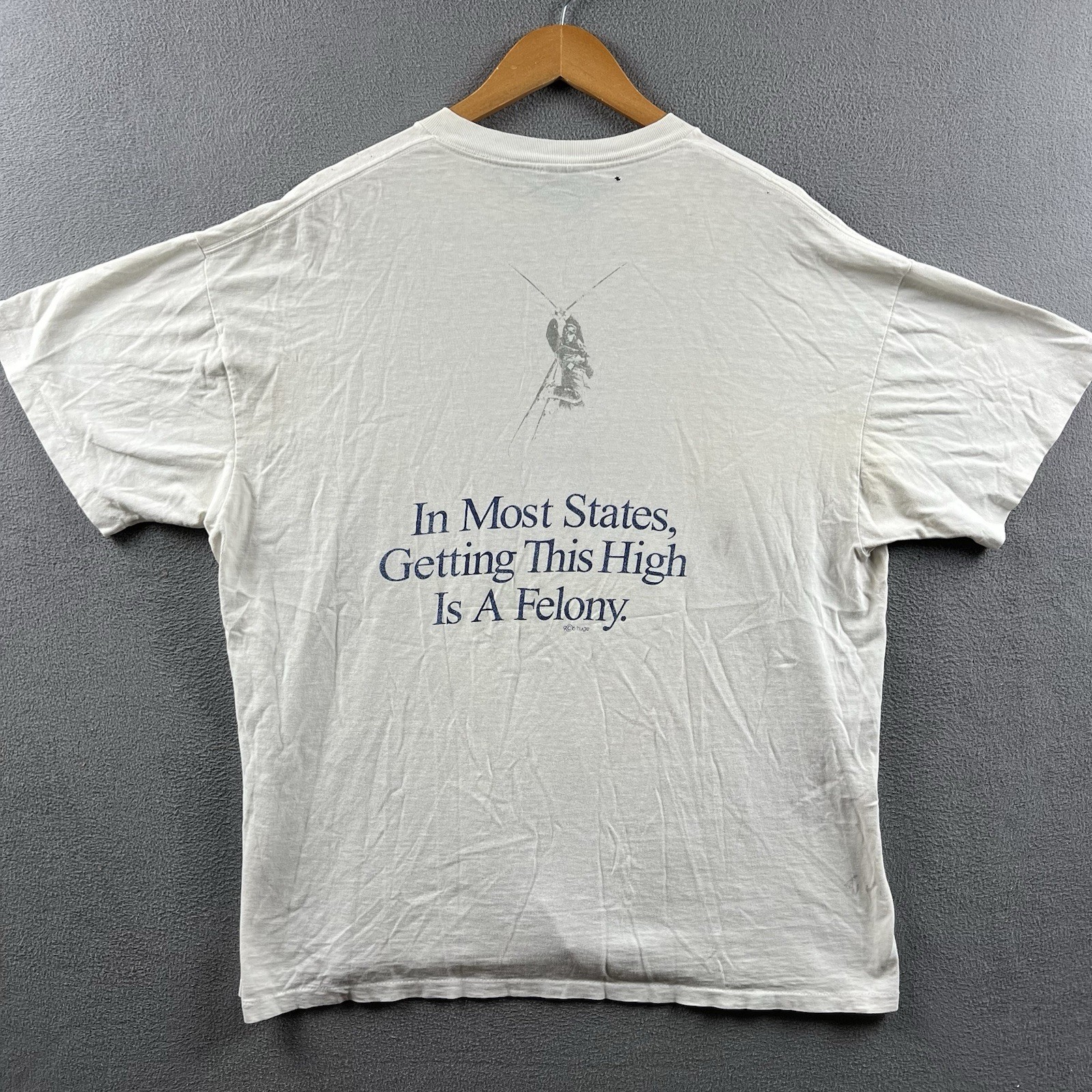 Vintage Lake Tahoe Shirt Mens XXL In Most States Getting This High Is A Felony gallery