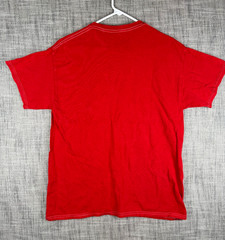 Size M Brew City Anhauser Busch Budweiser Beer Classic Logo Graphic T-Shirt Red