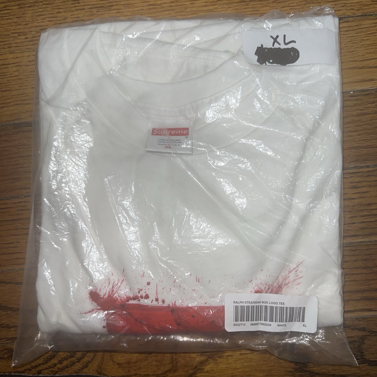 Supreme Ralph Steadman Box Logo Tee White Size: XL gallery