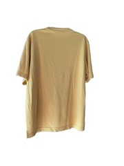 Bugatchi Uomo Yellow Ribbed Knit Short Sleeve T-Shirt Size M