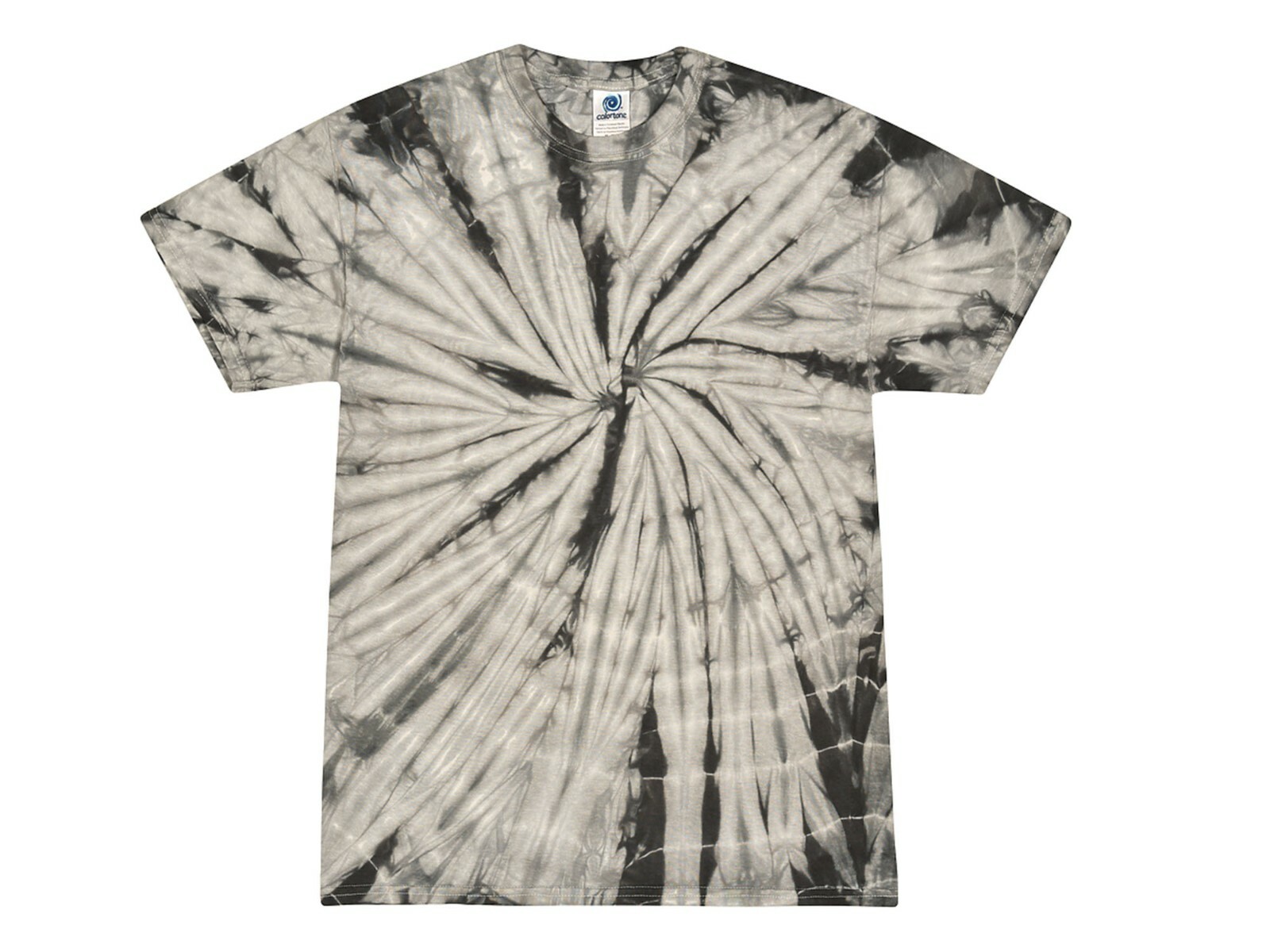 Tie Dye T-Shirts Gray Kids & Adult S M L XL 2XL 3XL 4XL 5XL Cotton Colortone gallery