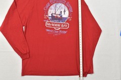 St. John’s Bay Men’s 3XLT Red Long Sleeve Tee Glacier Bay World Class Fishing