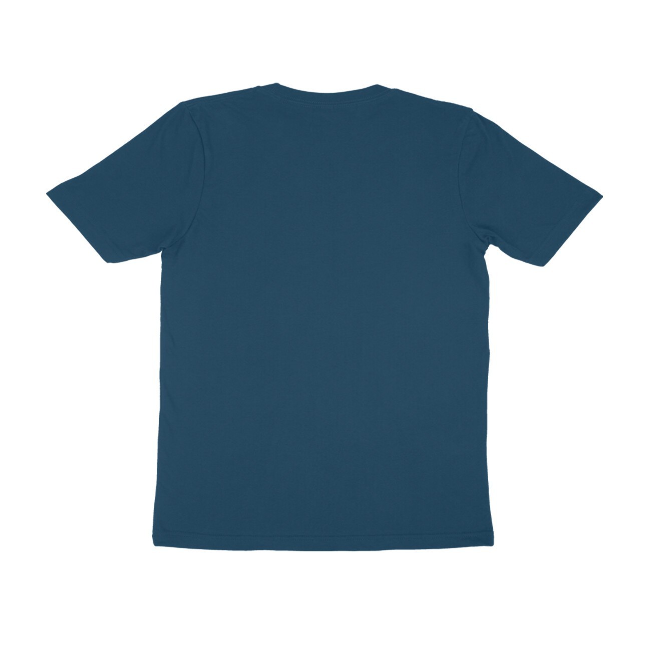 Round Neck Navy Blue Color Mix Size Half Sleeve Casual Wear T shirt For Men gallery