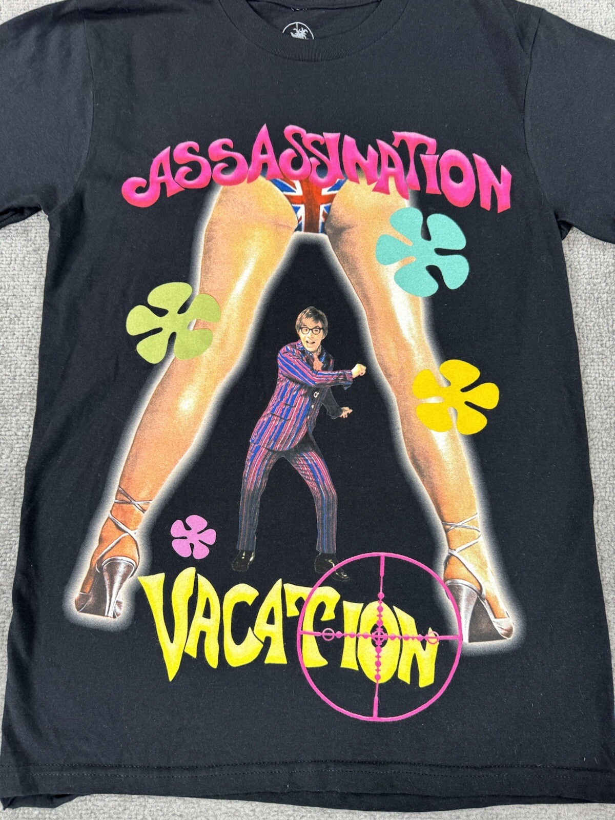 Drake Shirt Mens Small Black Assassination Vacation Austin Powers 2019 Tour EU gallery