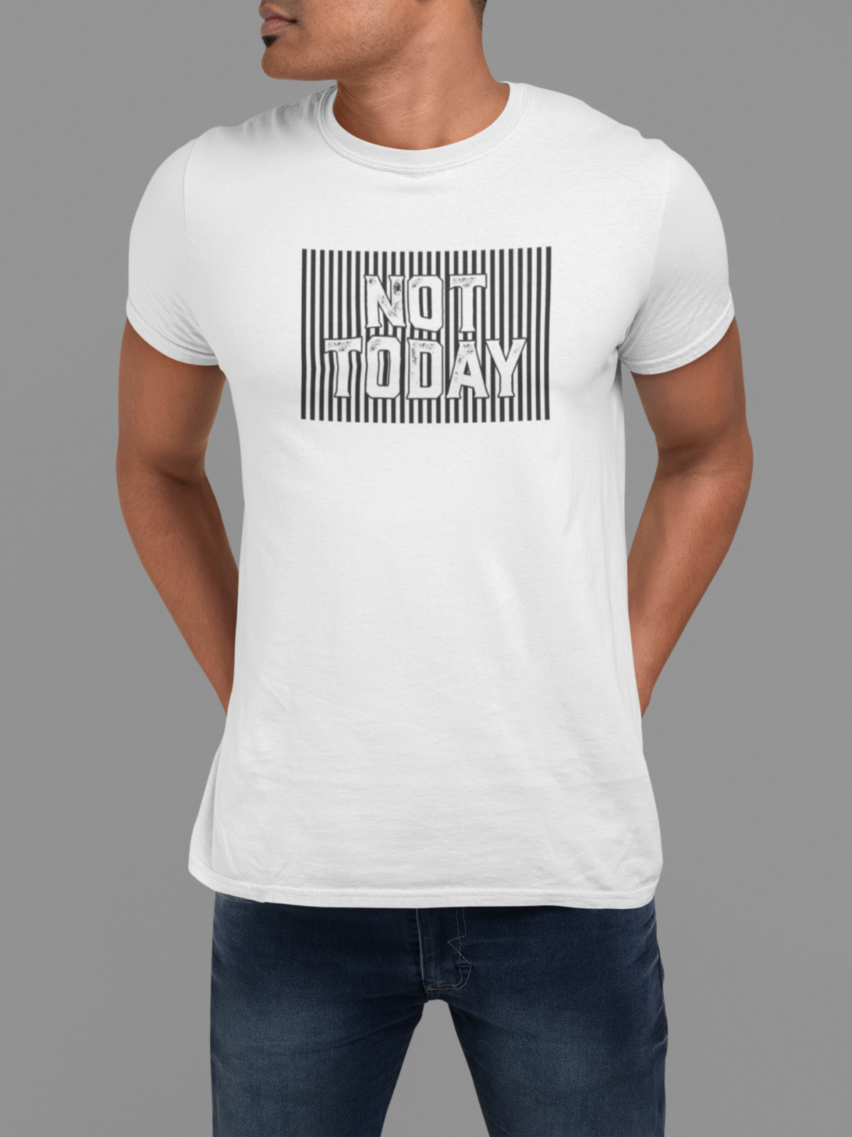 100% cotton Not Today T-shirt, choose your color and size FC022 gallery