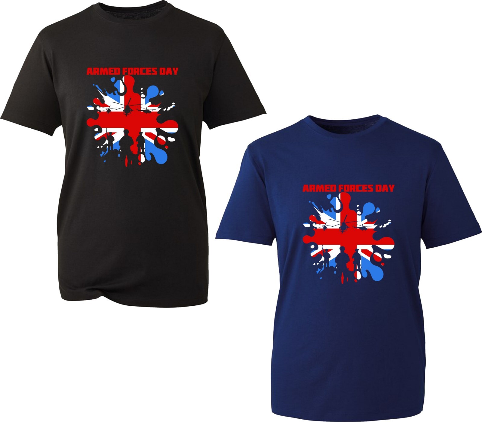 Armed Forces Day T-Shirt UK Royal Army Remembrance Day Veterans Unisex Tee Top gallery