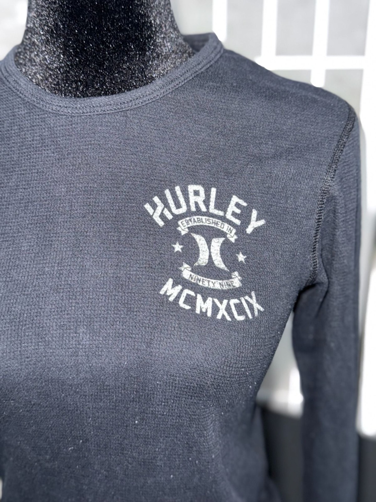 Hurley MCMXCIX Graphic Logo Long Sleeve Thermal Shirt gallery