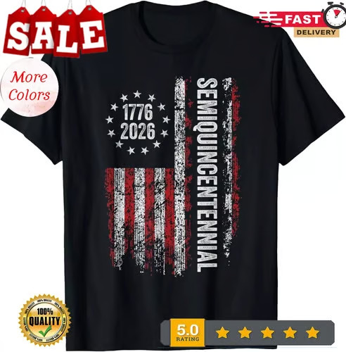 2026/America Semiquincentennial July 4 1776 2026 250 Years Of America Unisex T-S gallery