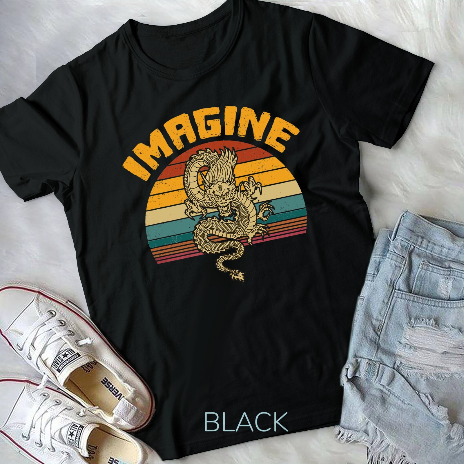 Imagine Dragon Vintage Cool Art Unisex T-shirt