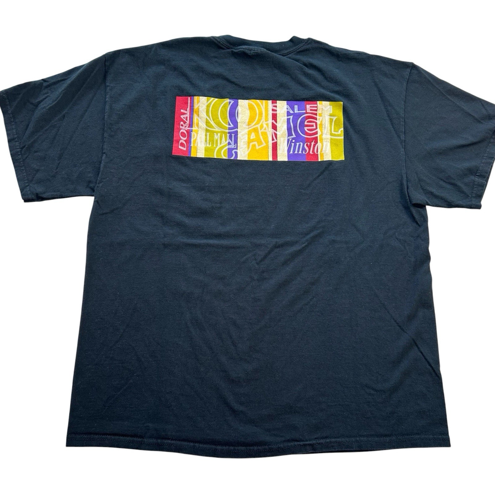VTG 90s RJ Reynolds Tobacco RJR Multi-Brand Pocket T-Shirt XL Camel Winston gallery
