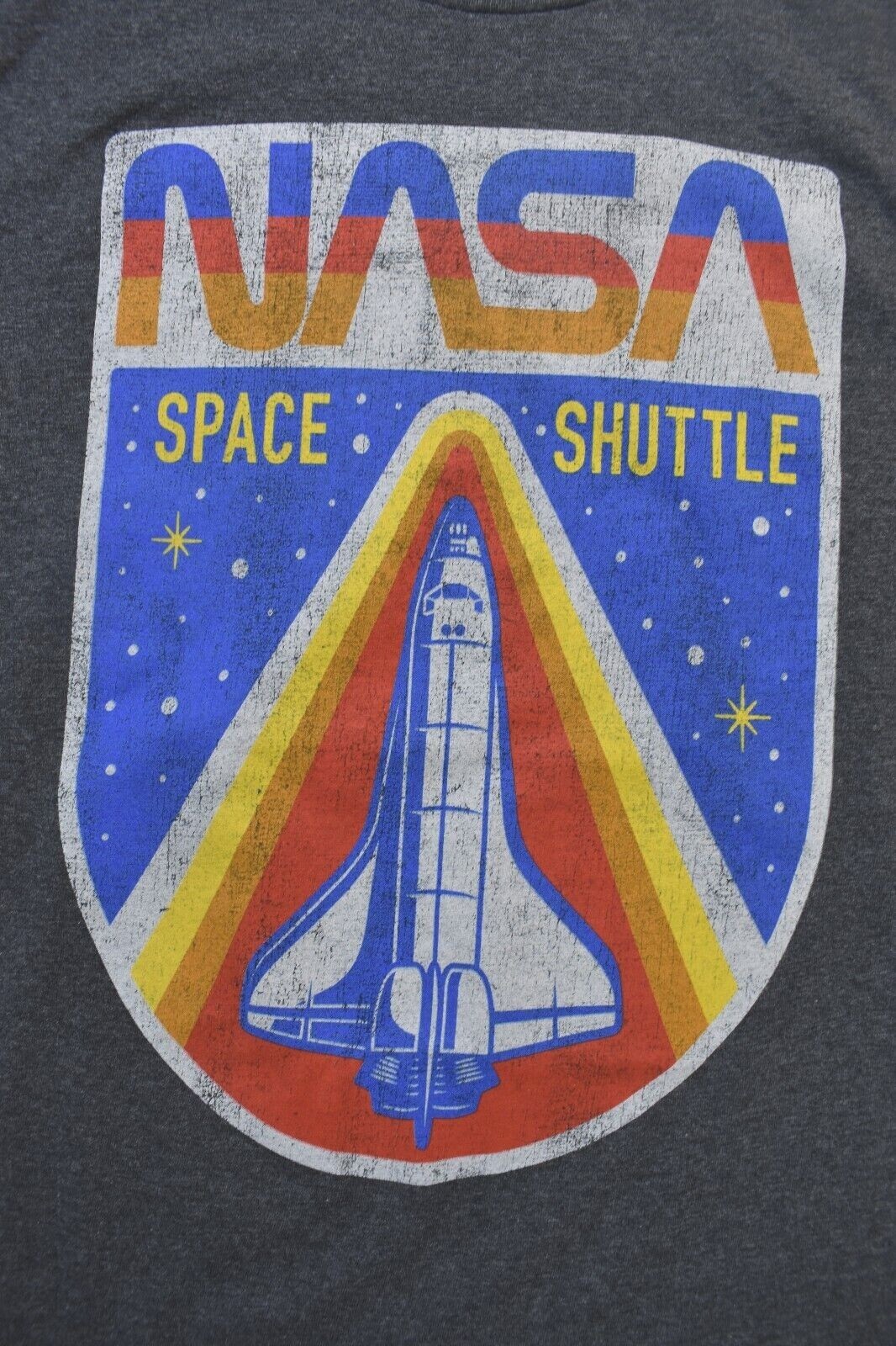 Fifth Sun NASA Mens Space Shuttle Graphic Charcoal Heather Shirt New S-2XL gallery