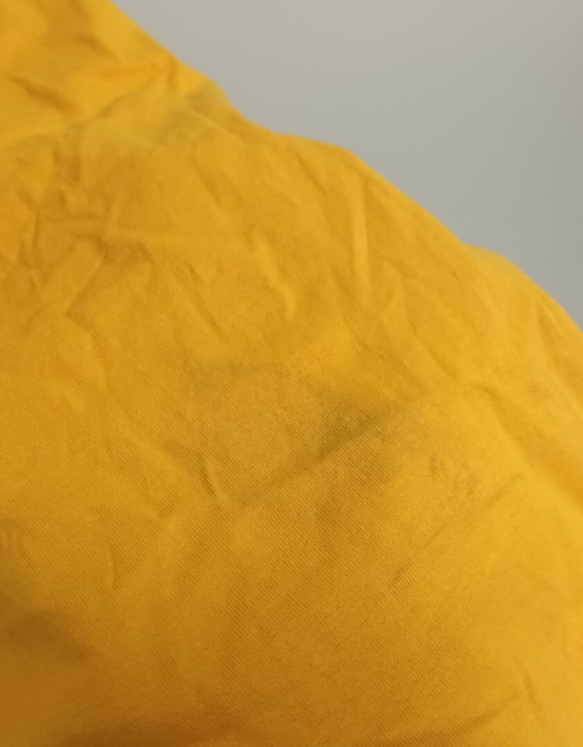 VINTAGE RETRO 80s 90s YELLOW TOMMY JEANS BRIGHT BOLD FESTIVAL SPORTS T SHIRT TOP gallery