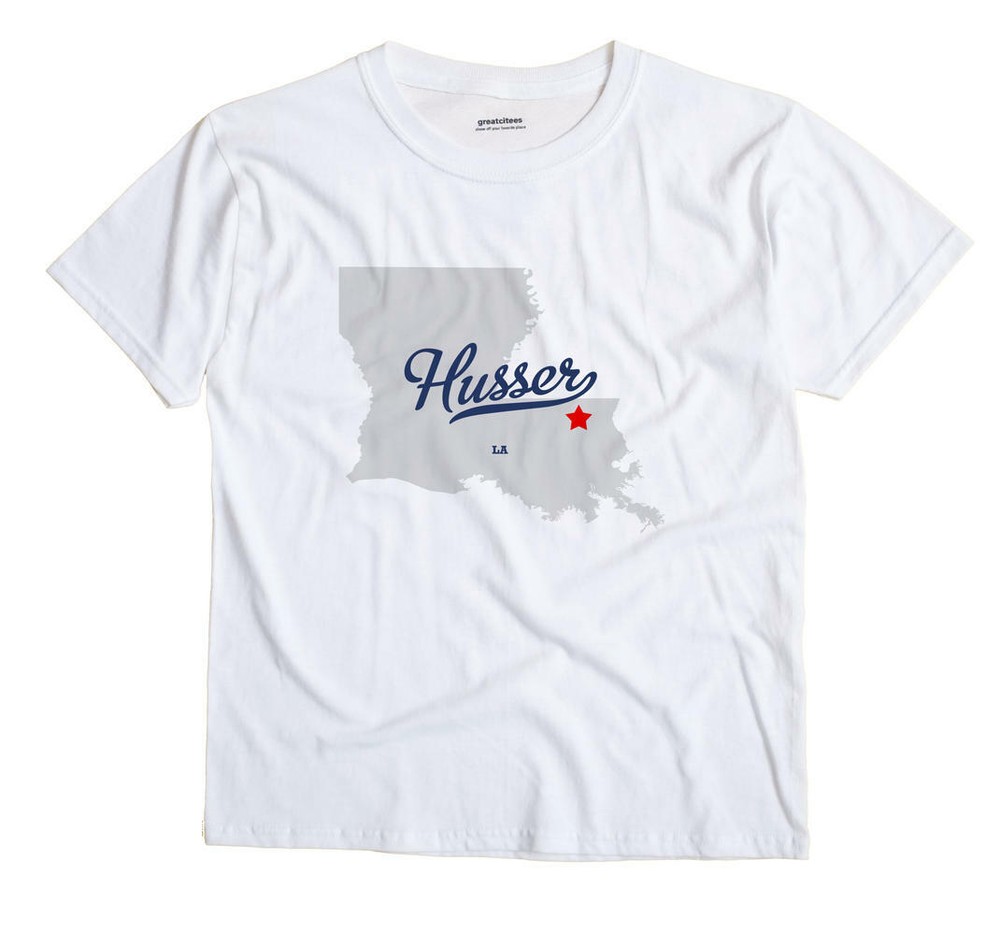 Husser Louisiana LA T-Shirt MAP