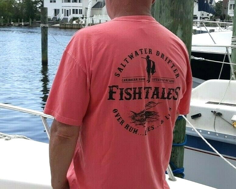 R Caribbean Hobo Fish Tales T-shirt Saltwater Drifter Key West Havana Cabo ocean gallery