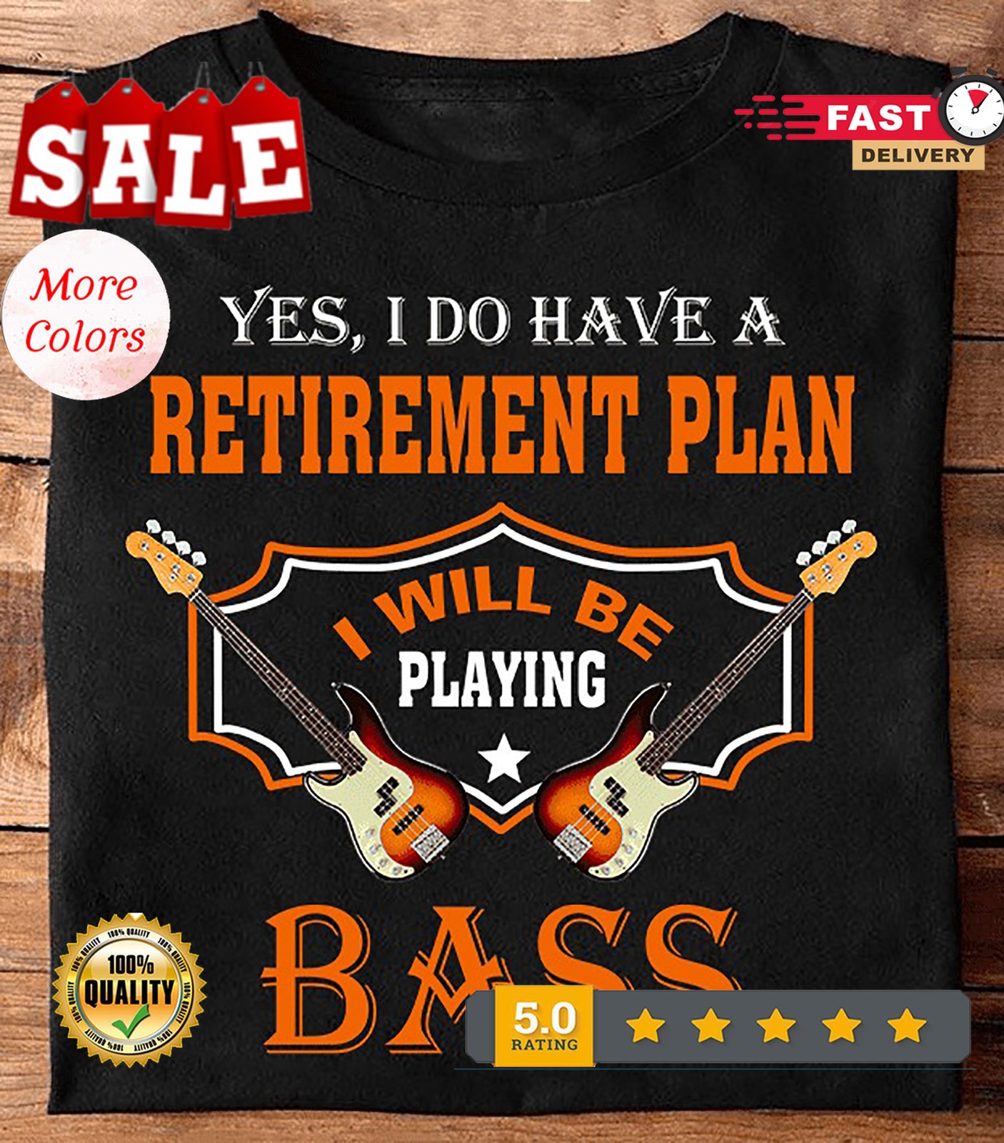 2025/Yes, I do have a retirement plan I will be playing bass ? Gift for guitaris
