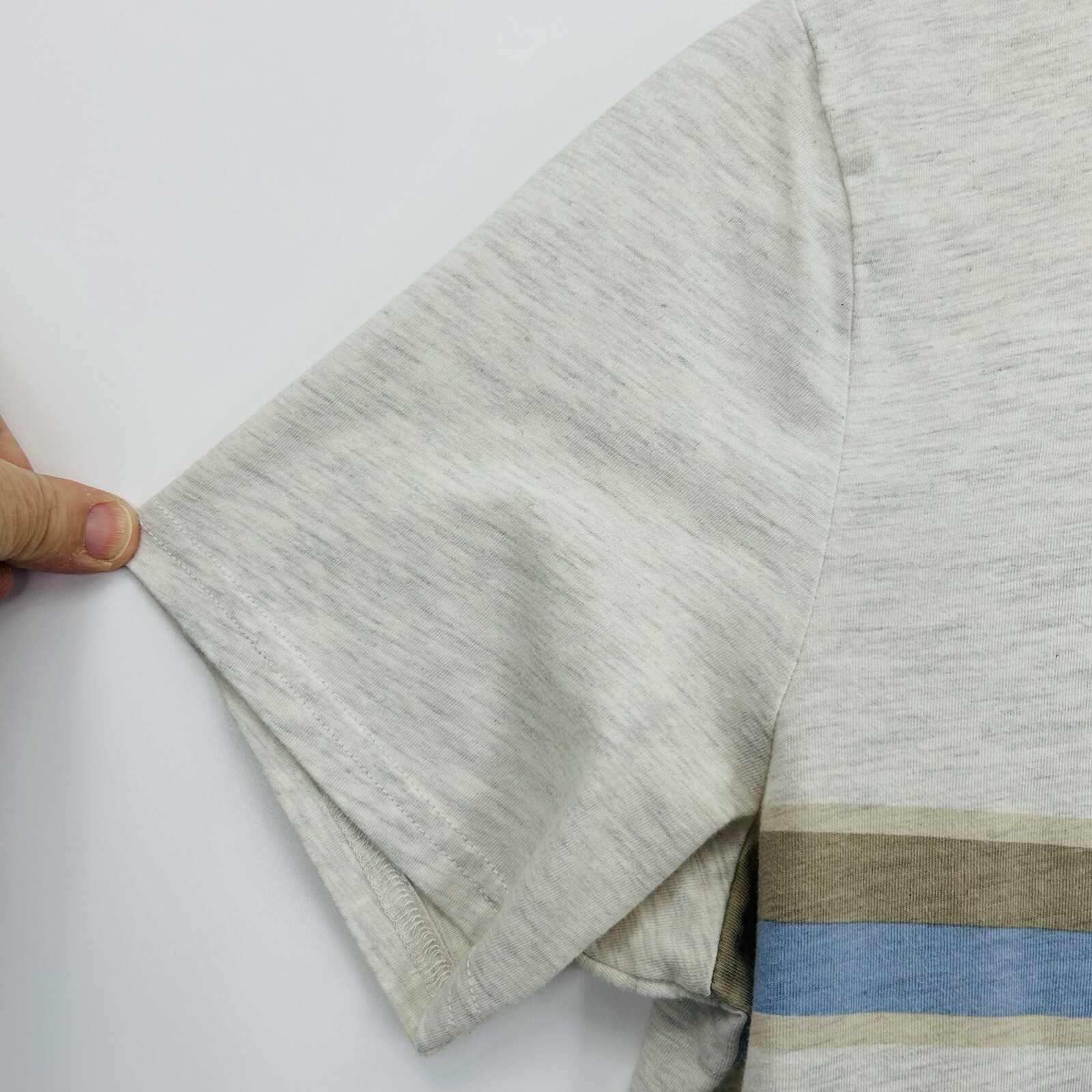 The Normal Brand Shirt SMALL Blue Grey Heathered Pocket Short Sleeve w/Pocket gallery