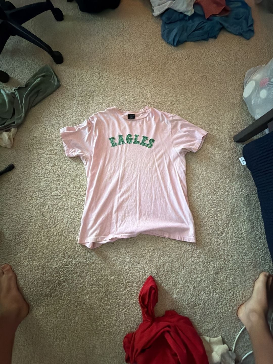 American Eagle Philadelphia Eagles Pink Graphic T-Shirt gallery