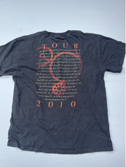 Vintage M&O KNITS Rush Time Machine tour 2010 black t-shirt