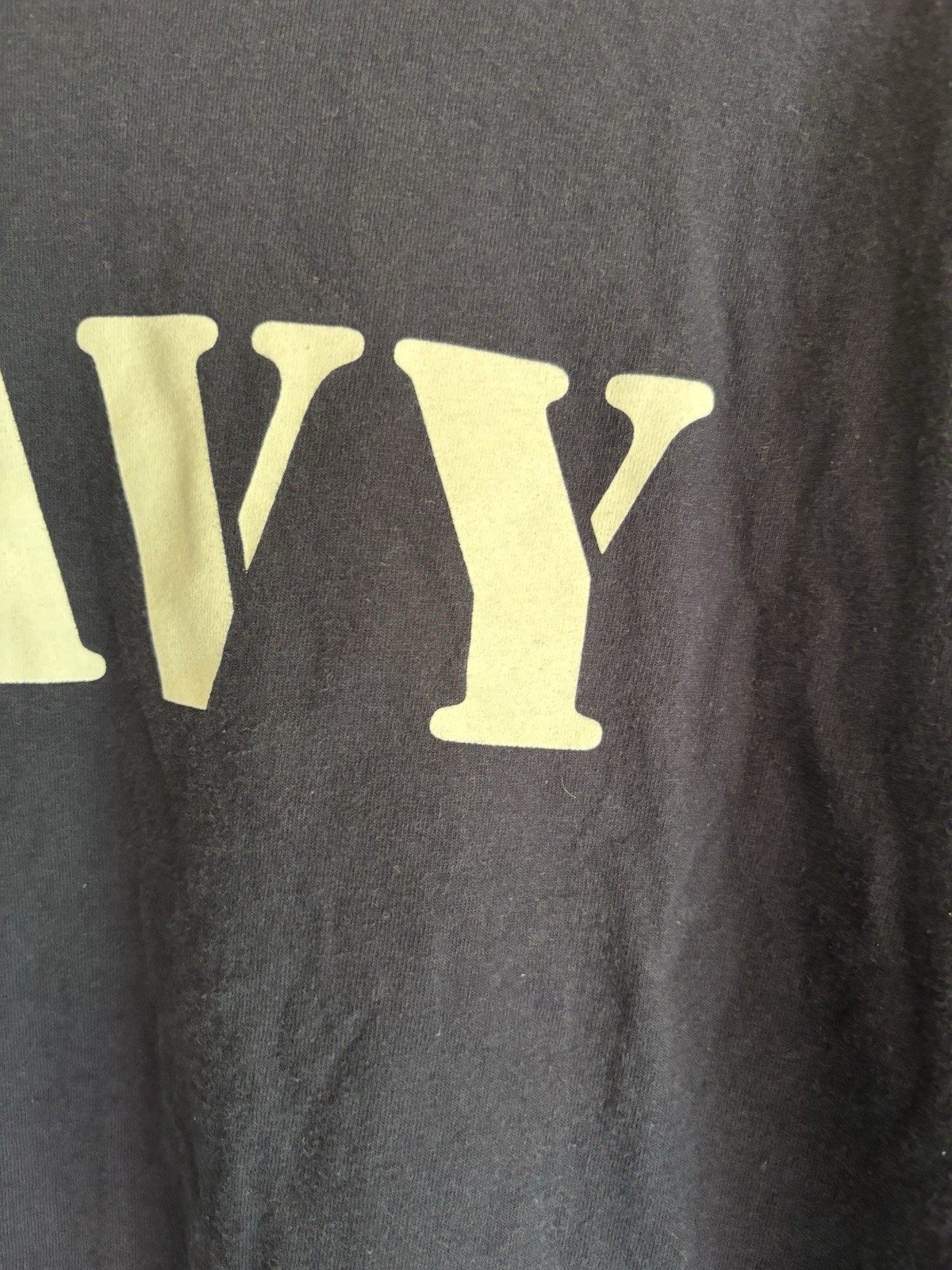 United States Navy T and ironically the color is navy with white lettering. XXL gallery