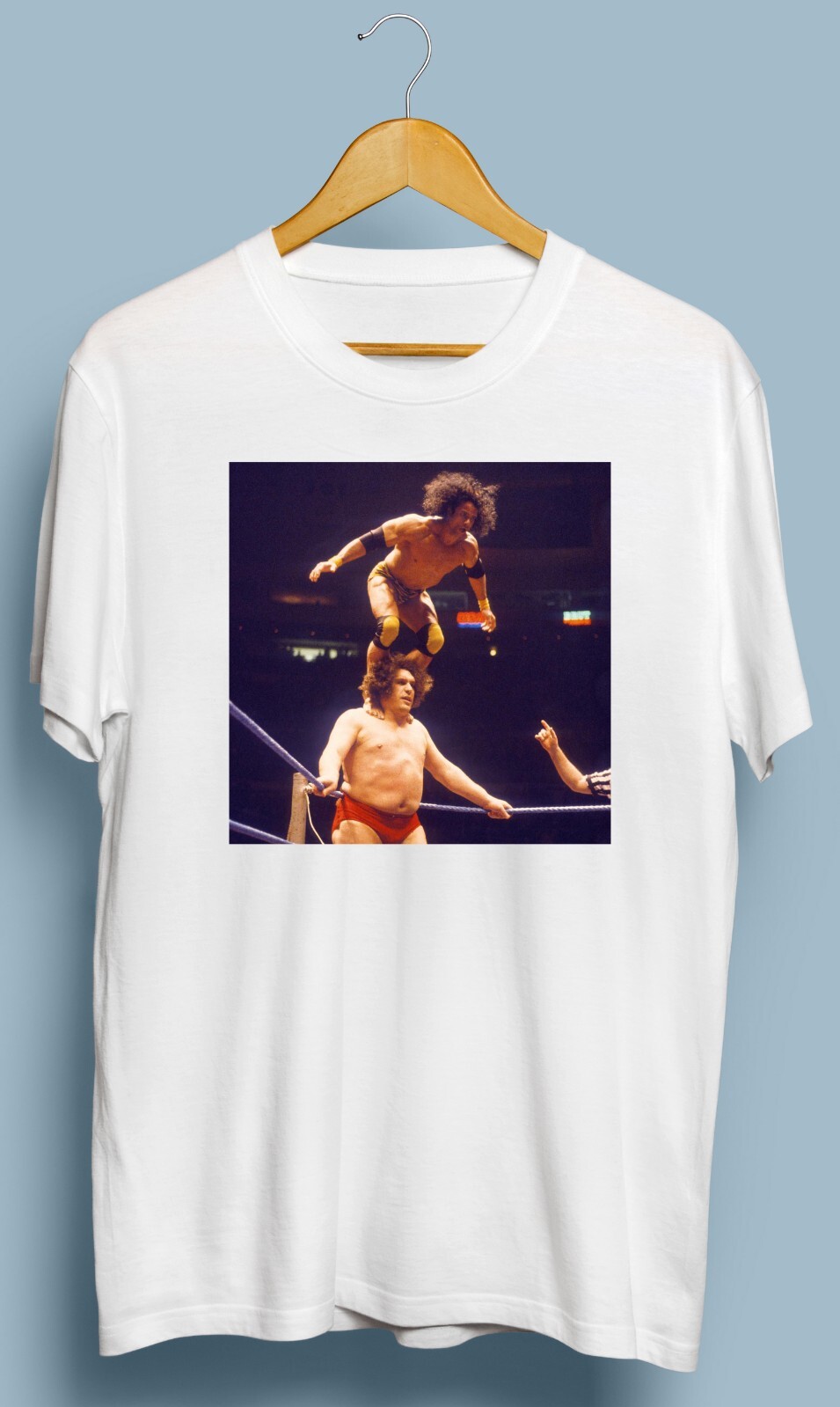 Vintage Andre The Giant w Superfly Jimmy Snuka T Shirt S M L XL 2XL gallery
