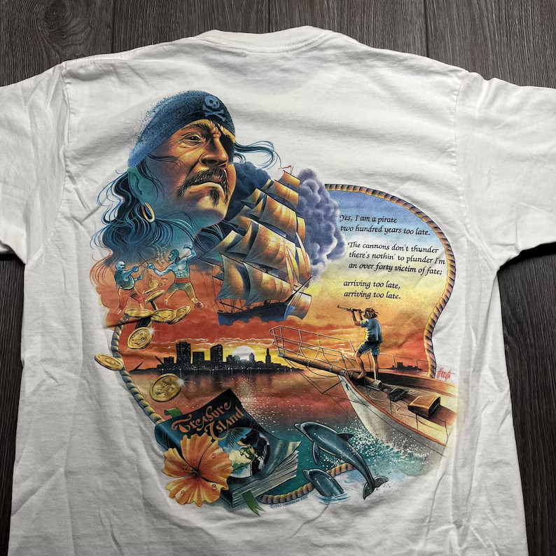 Vintage Jimmy Buffett Mother Ocean 1993 Caribbean Soul T Shirt FREE SHIPPING gallery