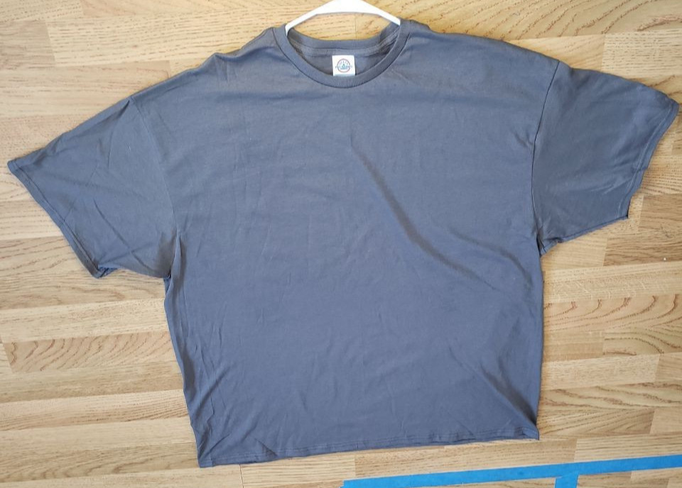 6 Delta Pro Weight T Shirts 3XL Charcoal Blank Lot Bulk Wholesale New gallery