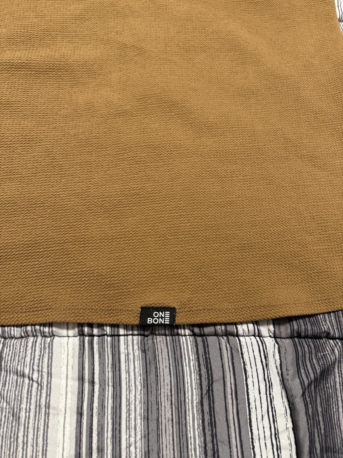 One Bone Bullet Men's 7XL Brown Short Sleeve Shirt, Wrinkle-Free, Waffle Tee gallery