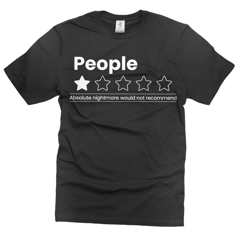 Funny Introvert Shirt People Not Recommend T-Shirt Anti Social Person Gift Tee