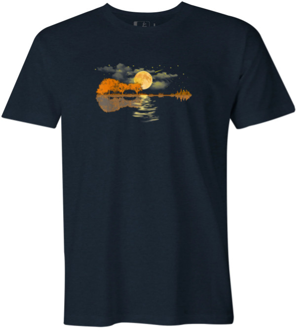 Guitar Sunset Tee - Choose Your Size & Color! gallery