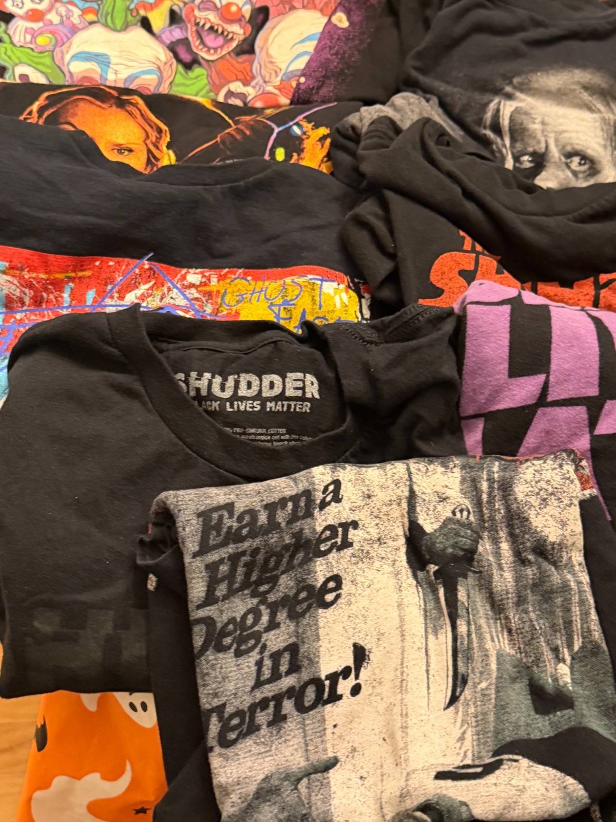 HUGE Horror T Shirt / Hoodie & More Lot Fright Rags Cavity Colors Terror Threads gallery