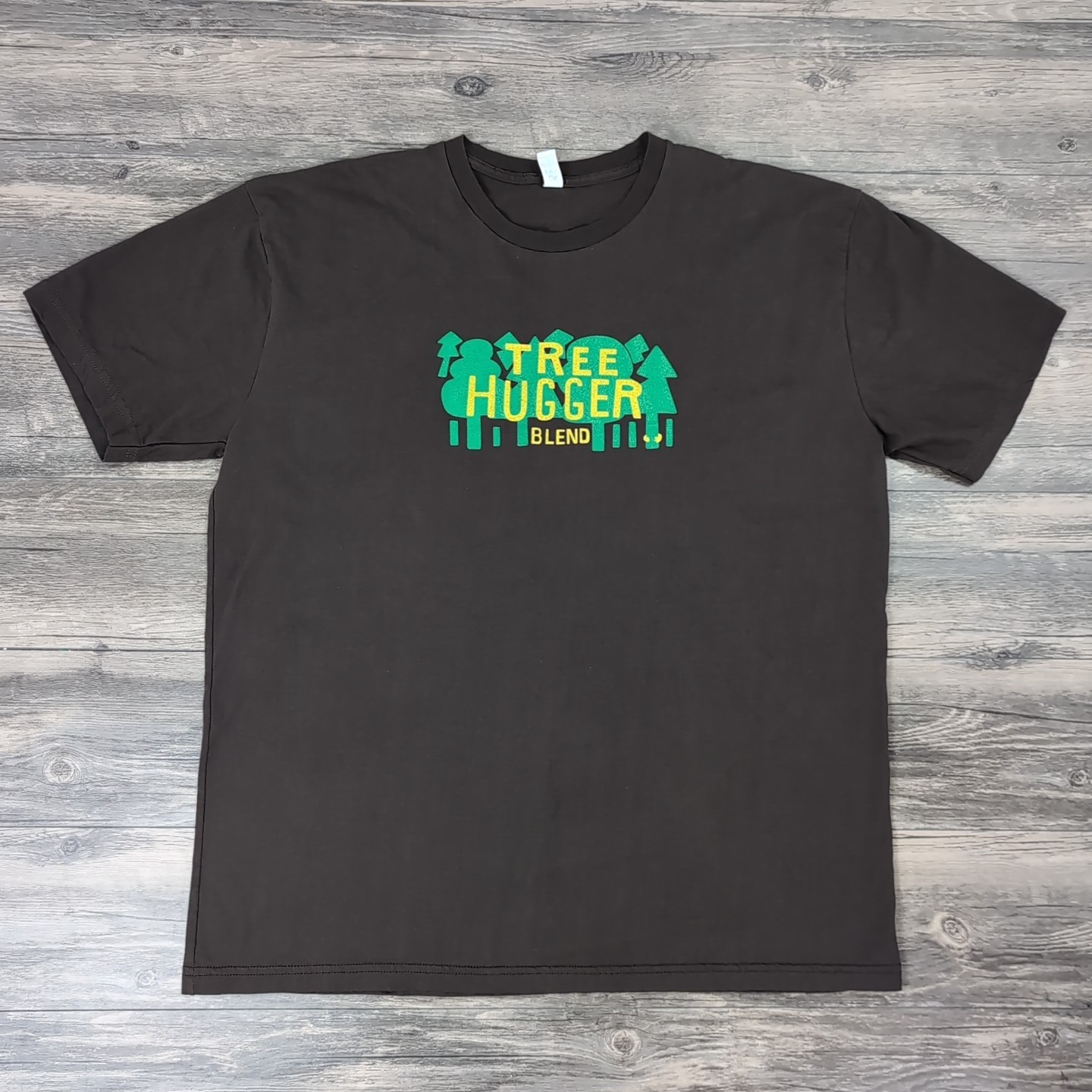 True Hugger Black Brown Organic Cotton Made In USA Men's 2X Soft High Quality gallery