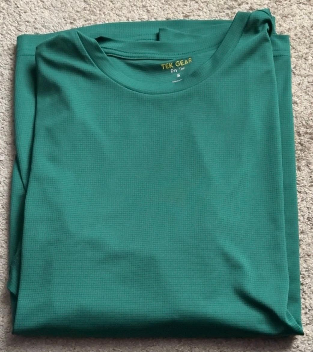 Tek Gear Men's Dry-fit Small Green T-Shirt FREE SHIPPING gallery