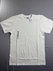 NWT CSG Men’s 3-Pack White Basic T-Shirts Size Medium Champs Sports Gear NEW