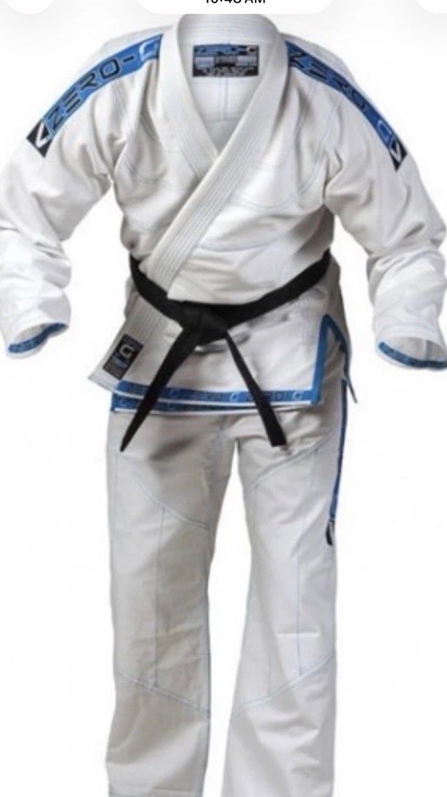Ladies Zero G V3 Kimono & Pants White Blue by Tatami Fightwear Size F2 BRAND NEW