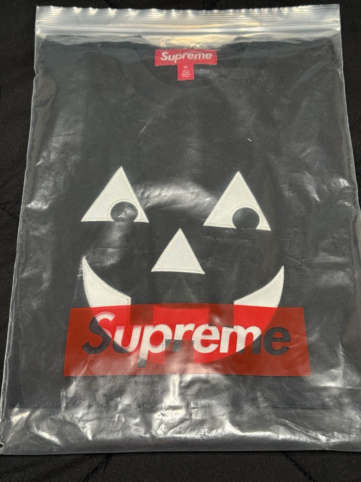Supreme FW25 Pumpkin S/S Top T Shirt - Brand New / Black • Size Medium IN HAND! gallery