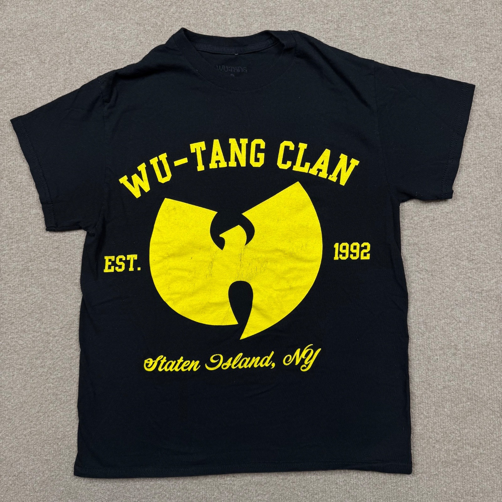 Wu-tang Clan Shirt Men's Size M Black Short Sleeve Crewneck Graphic Rap Tee gallery