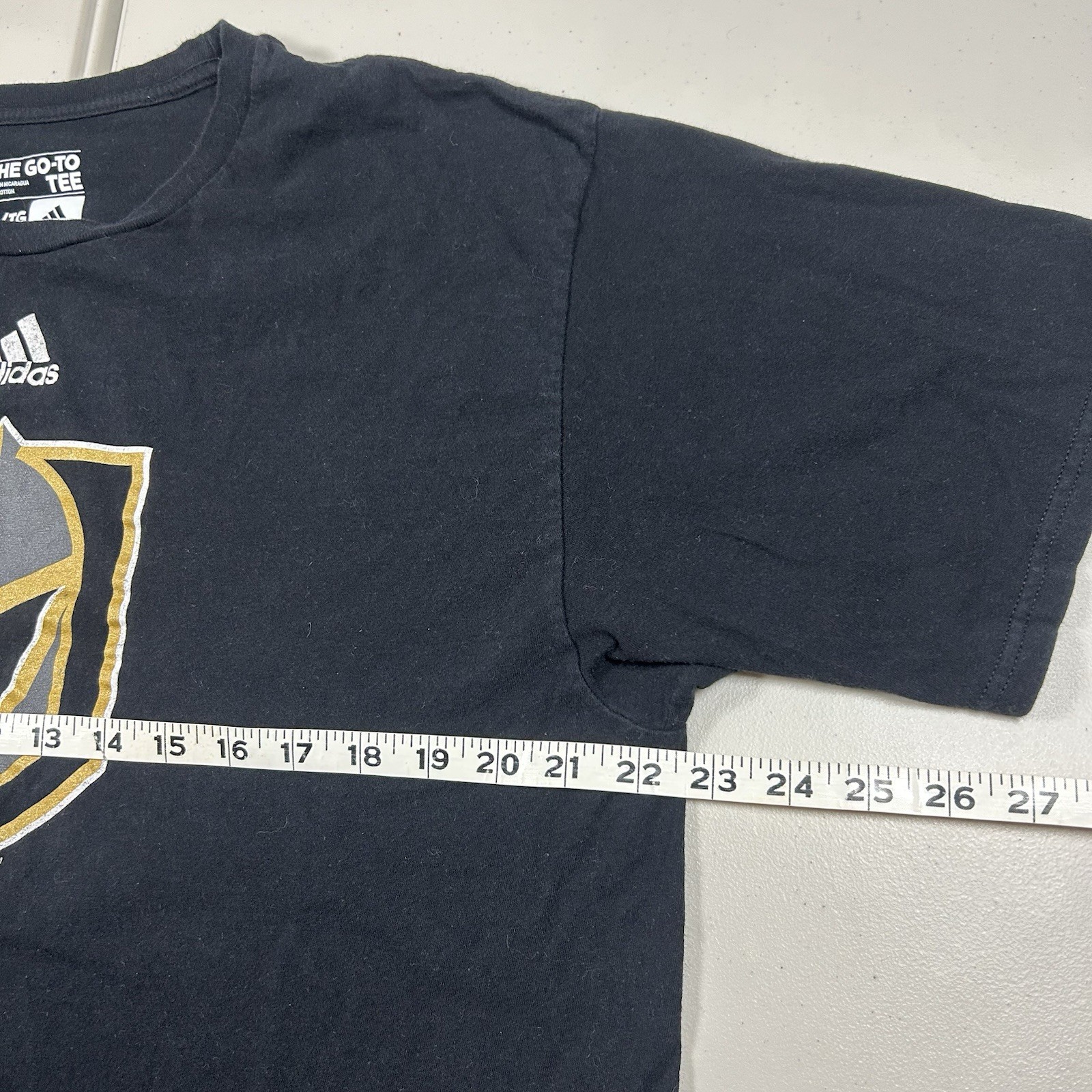 Adidas VGK Vegas Golden Knights Logo Graphic Shirt Men's Size XL Hockey NHL gallery