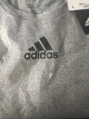 Adidas Creator Tee Grey LS Gray Large Long Sleeve T-Shirt Men’s Clothing