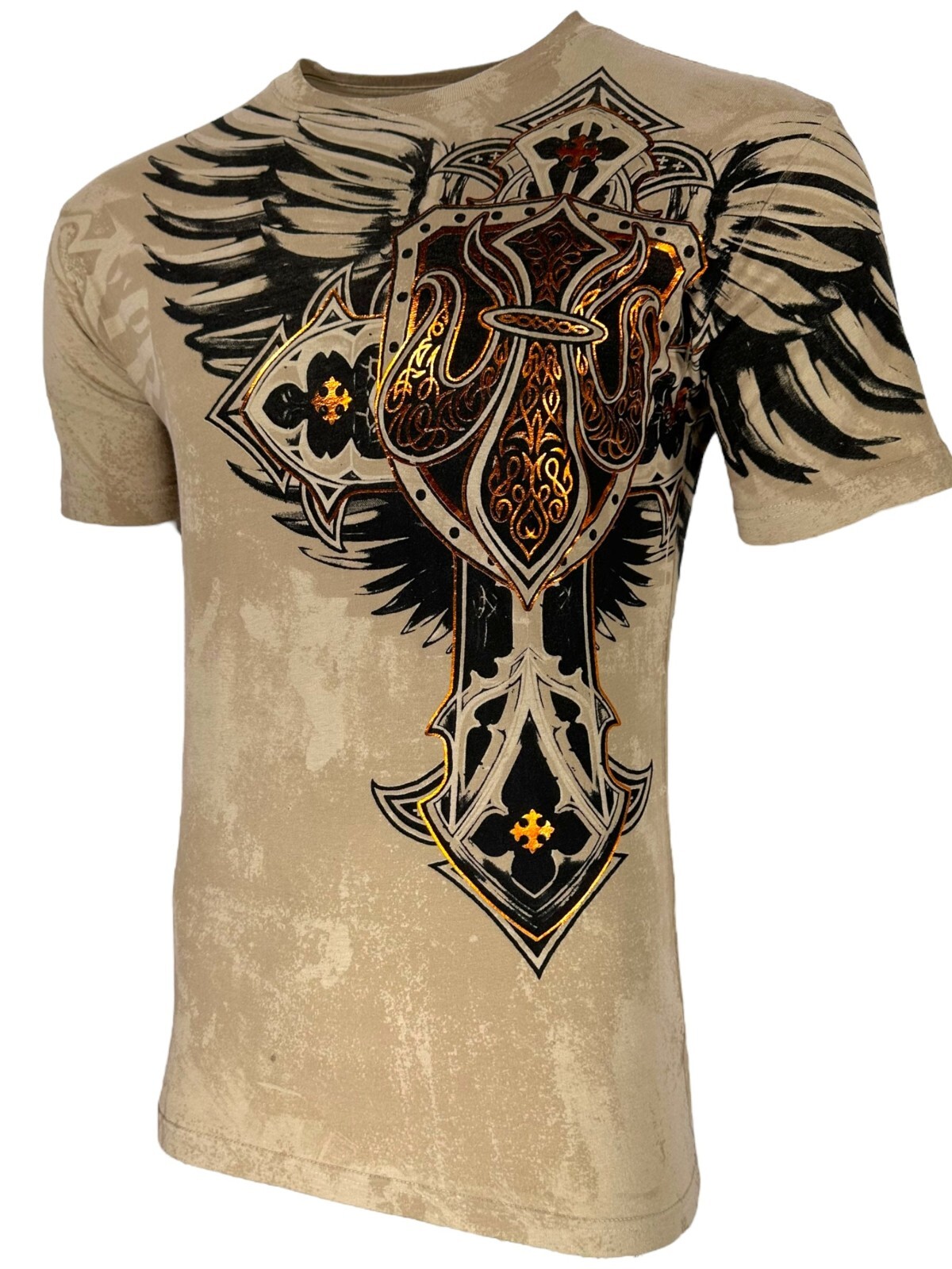 Xtreme Couture by Affliction Men's T-Shirt LOCKDOWN Biker Cross S-3XL gallery