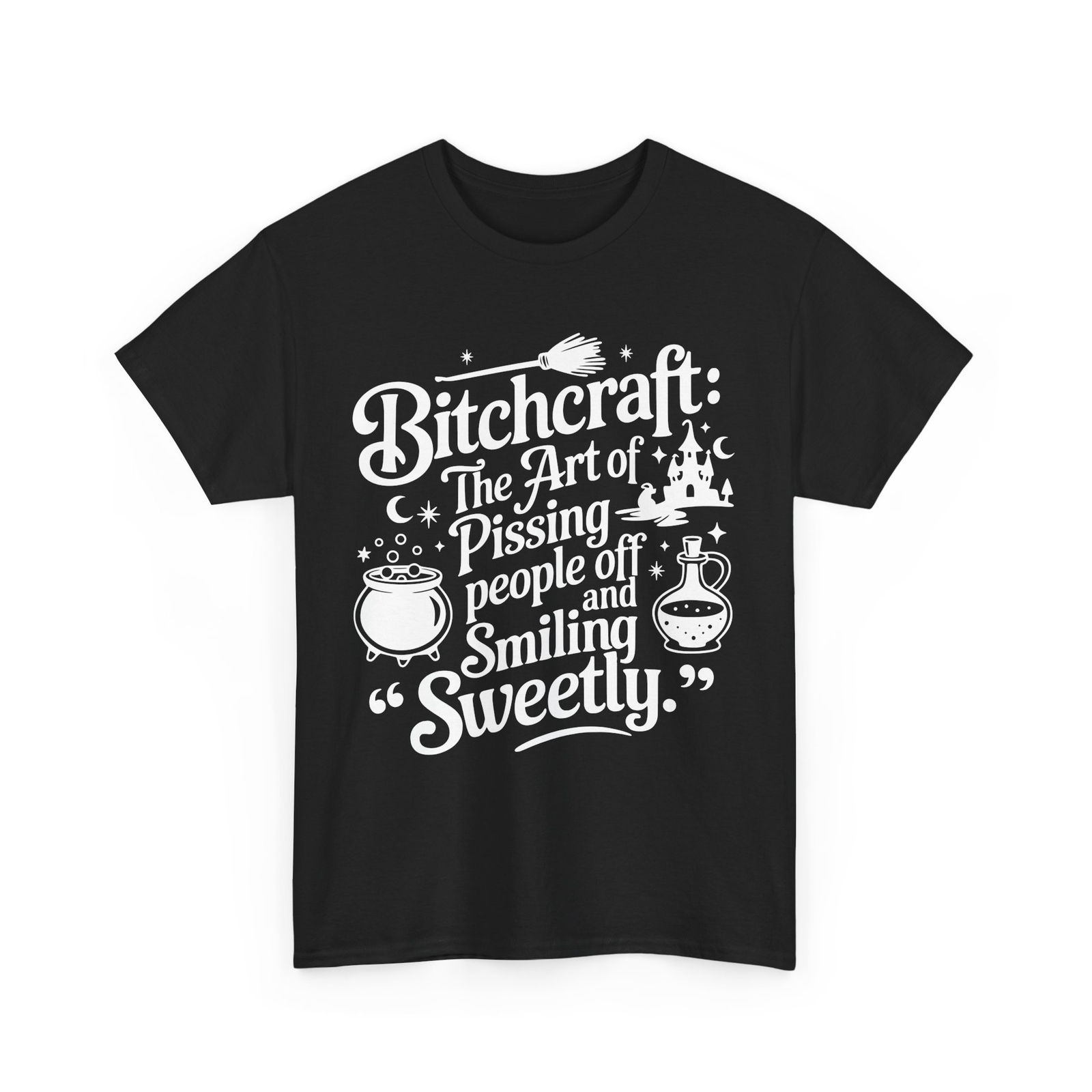 Bitchcraft Shirt | Dark Magic T-Shirt | Perfect for Witchcraft & Spell Lovers gallery