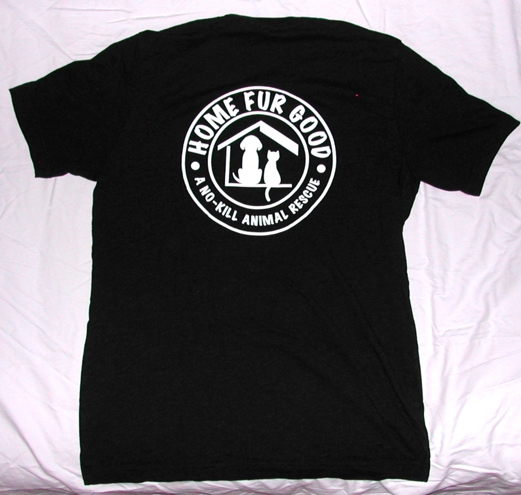 Home Fur Good A No-Kill Animal Rescue Dog Cat Shelter Phoenix T-Shirt L / XL gallery