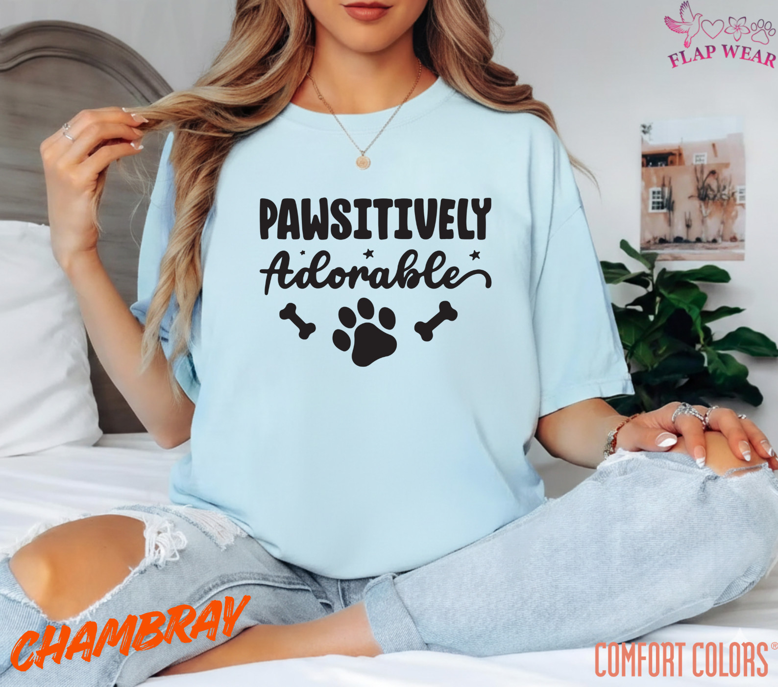 Unisex Pawsitively Adorable Dog Paw Print T-Shirt - Cute Pet Lover Graphic Tee gallery